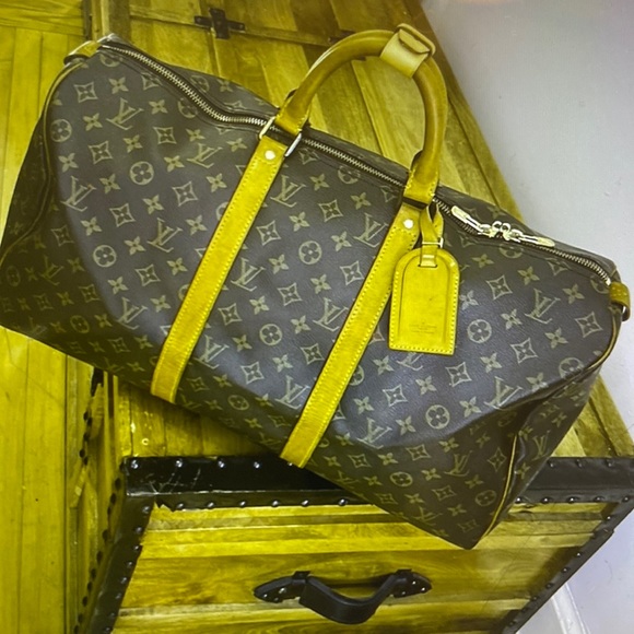 VGUC. Vintage Louis Vuitton Boston keep all 50 travel bag. Unisex. - Picture 6 of 12